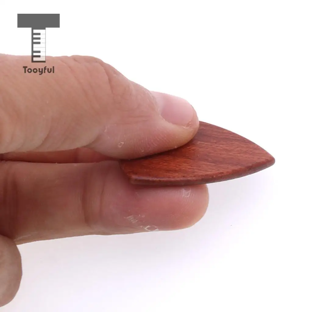 Tooyful 5 Pieces Polished Bass/Ukulele/Banjo/Guitars Picks Plectrums 2mm Thickness Musical Instrument Accessory