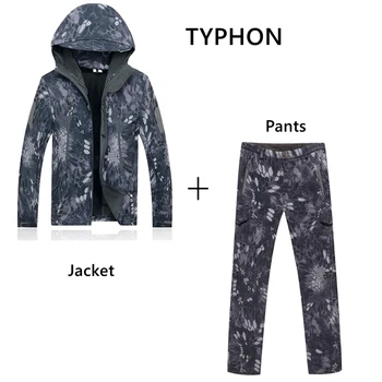 

Outdoor Tad V 4.0 Shark Skin Softshell Jacket and Pants TYPHON Tactical Combat Uniform Jacket Pants Kryptek Suit Airsoft Hiking