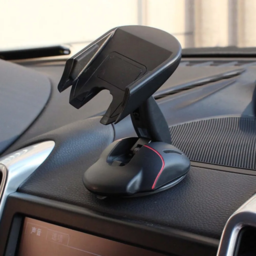 

Mouse Type Car Universal 360 Degree Rotary Stand Suction Cup Mobile Phone Holder GPS Navigation Bracket Auto Accessories