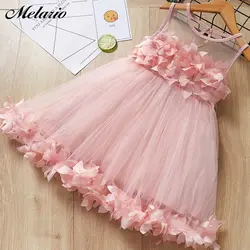 Melario/платья для девочек, коллекция 2019 года, милое платье принцессы, одежда для маленьких девочек, платья для свадебной вечеринки, детская