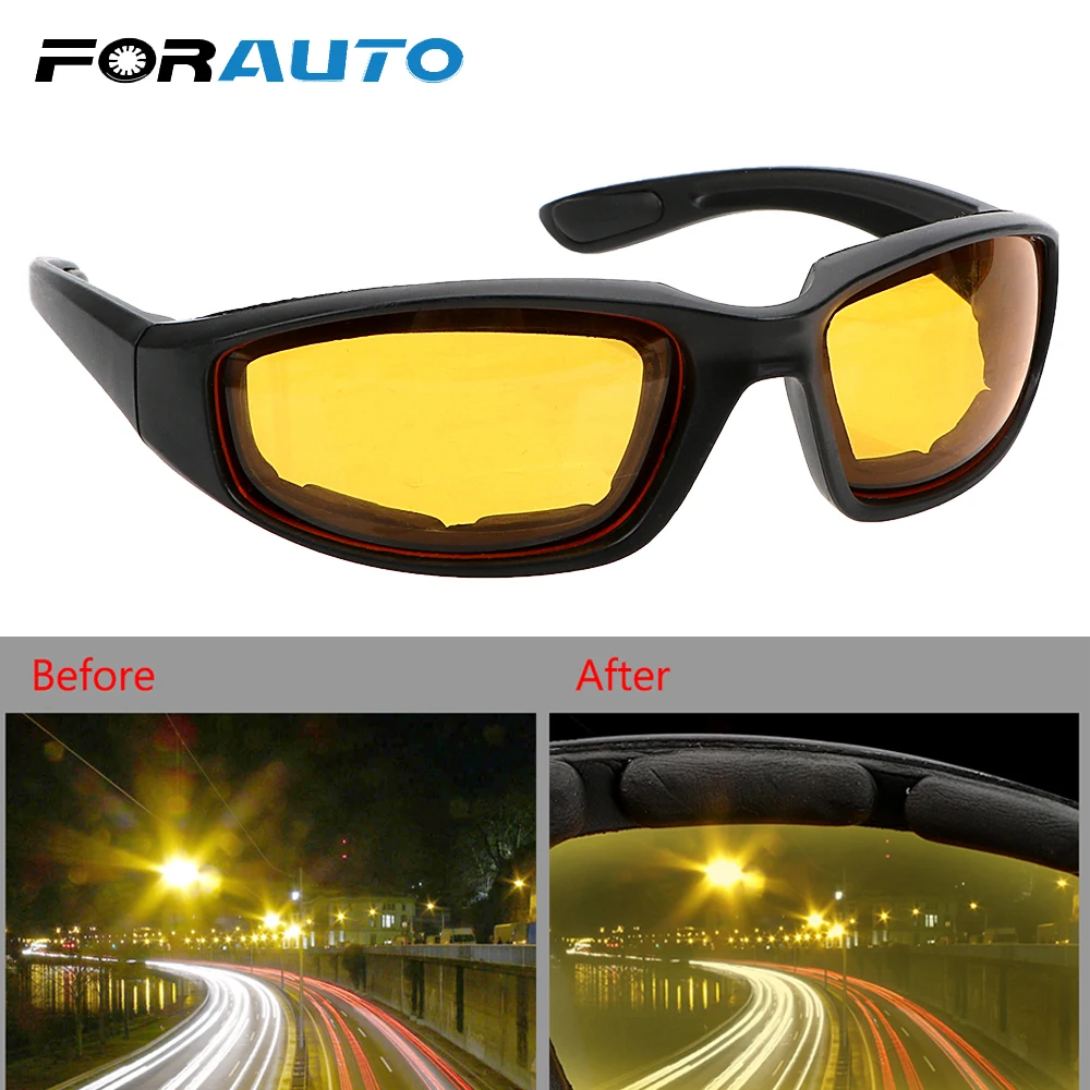 Car Night Vision Glasse Night Vision Drivers Goggles Motocross Goggles