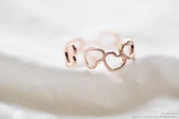 

Fashion Rolling Heart Ring Adjustable Stretch Rings For Woman wholesale