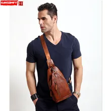 HANSOMFY натуральная кожа груди сумка мужская Замша Сумка женская повседневная сумка messenger грудь небольшая ретро сумки