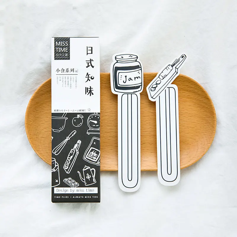 

30 pcs/pack kawaii creative Japan illustrations Student Stationery Bookmark Paper Cartoon Promotional Gift Stationery Bookmark