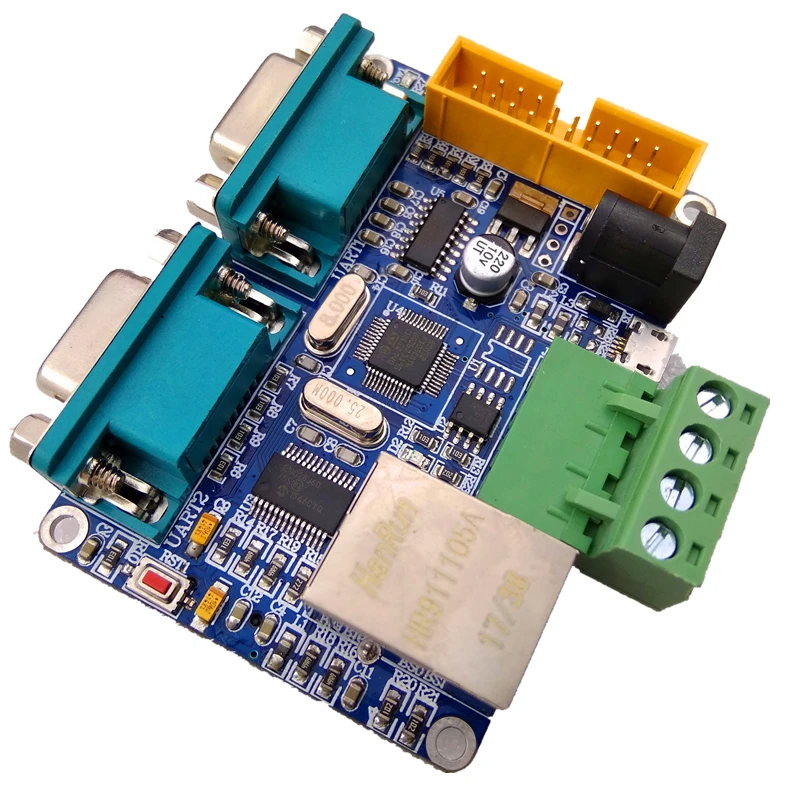 STM32F103C8T ENC28J60 Ethernet развитию сети на два последовательных Порты и разъёмы/485/232/может