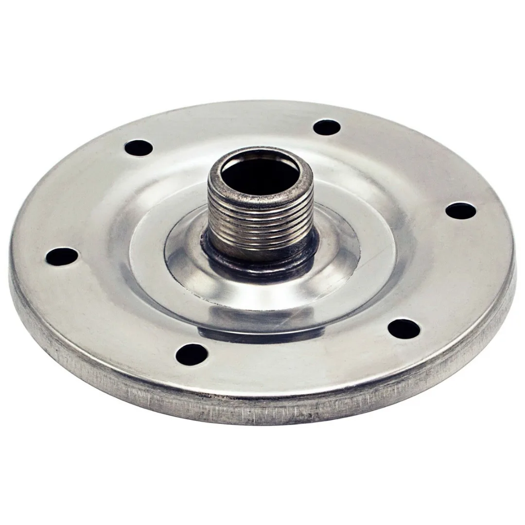 

1" Galvanized Steel Household Water Pipe Flange Decorative Malleable Floor/Wall Flange For Pressure Vessel 24 - 100L