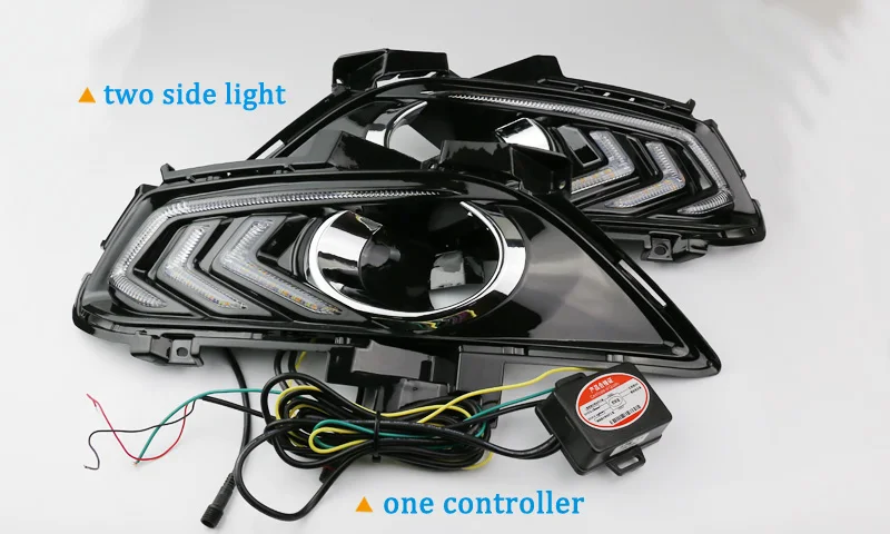 Ford amarillo relé prueba 2014 Fusion señal Health hoy luz 2015 2013 Sncn a 2016 diurna IOW agua lámpara giro LED DRL Mondeo Natural Para coche Descuento de conducción 7 Ford amarillo relé prueba 7