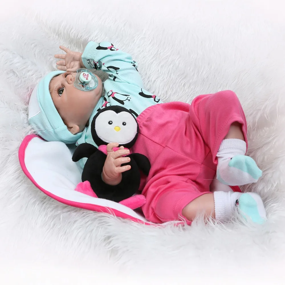 Npkколлекция, новая Реалистичная кукла-Реборн, полностью виниловые силиконовые куклы для маленьких девочек, подарок для детей