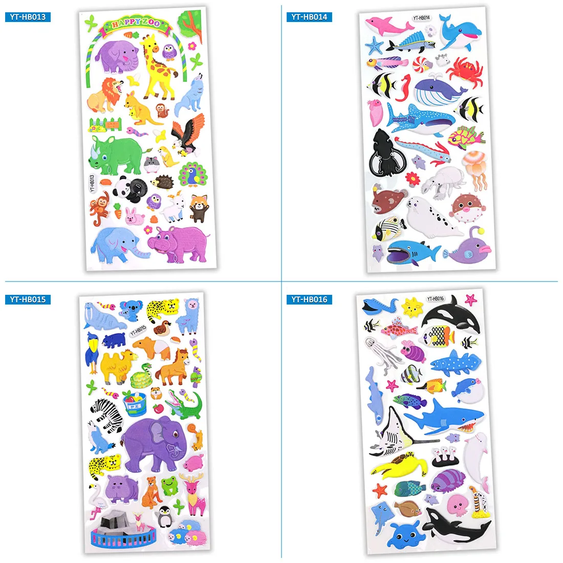Cute Cartoon Color 3D Foam Sponge Dinosaur Marine Animal Wildlife Car Truck Plane Steamship Scrapbook Kids Children Gift Sticker Cute Cartoon Color 3D Foam Sponge Dinosaur Marine Animal Wildlife Car Truck Plane Steamship Scrapbook Kids Children Gift Sticker
