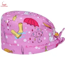 Шапка с принтом в операционную комнату для мужчин и женщин, доктора и медсестры