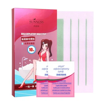 

10 Pcs/box Hair Removal Wax Strips For Men and Women Body Health Pampering Skin Hand Leg Remove Armpit Hair Loss Depilatory Wax