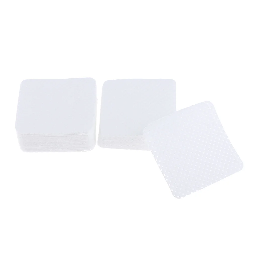 Disposable Eyelash Extension Glue Removing Pads - Professional Eyelash Extension Glue Cleaning Wipes 100Pcs/Lot