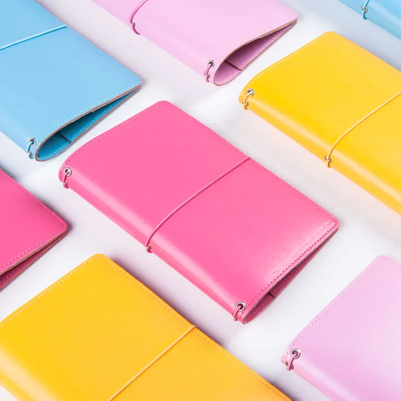Original homemade leather traveler notebooks,Fine cute portable
