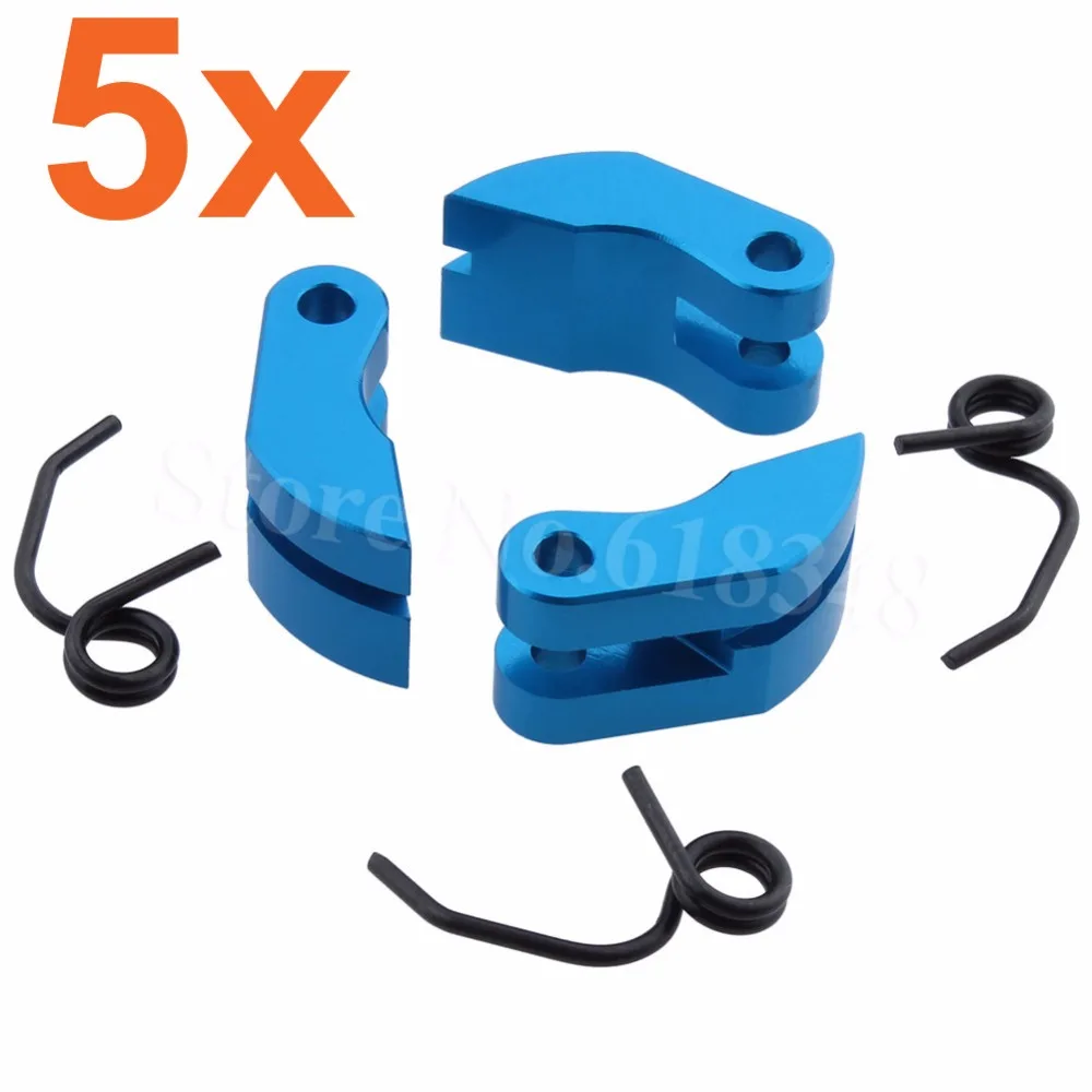 

5 Sets Aluminum Clutch Shoe and Spring 81008 81202 HSP Upgrade Parts Redcat Nitro Engine Parts For RC 1/8 Scale Model Car Baja