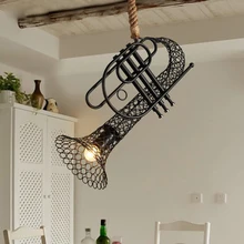 Hemp Rope Pastoral Vintage Industrial Pendant Lighting Lamp Lights Wrought Iron led e27 Loft Sax American Country Cafe Lamps Hemp Rope Pastoral Vintage Industrial Pendant Lighting Lamp Lights Wrought Iron led e27 Loft Sax American Country Cafe Lamps