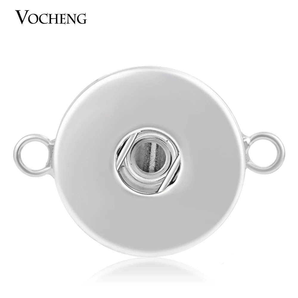 Vocheng 18 мм Металлические Кнопки конечные бусины в форме цветов подходит DIY