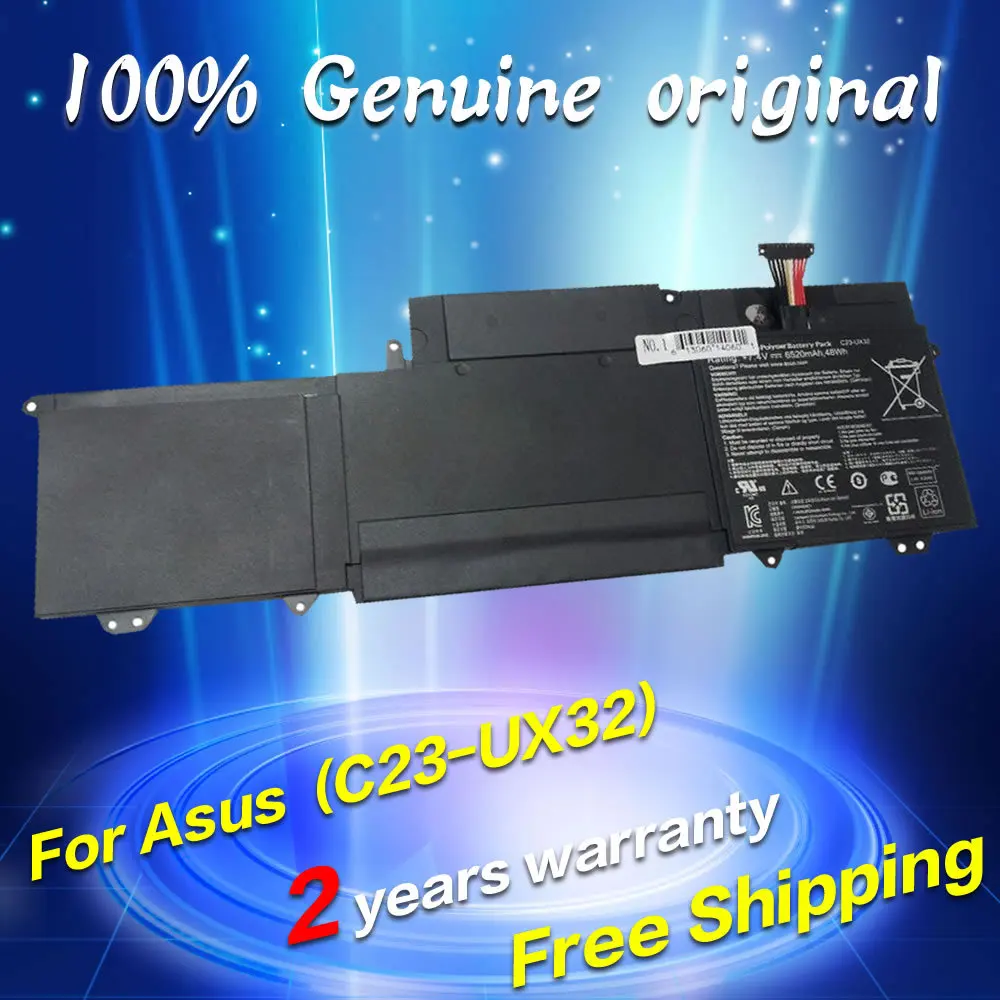 Free shipping C23 UX32 Original laptop Battery For Asus VivoBook U38N U38K U38DT for Zenbook UX32