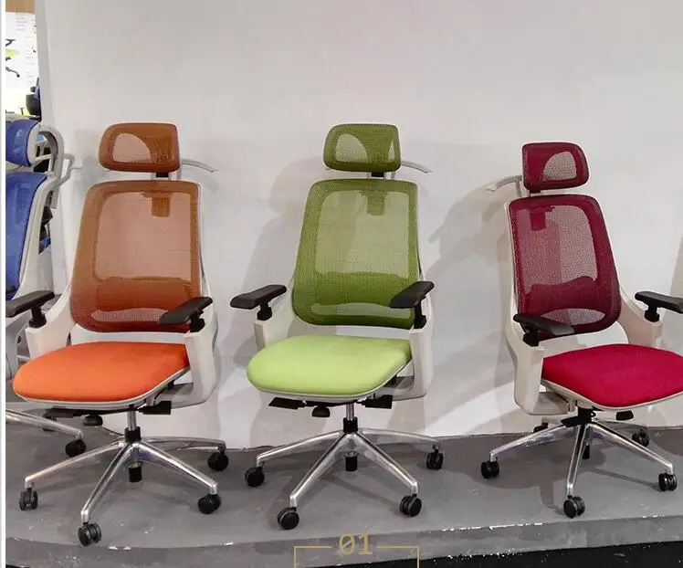 Leather boss chair reclining computer chair home modern minimalist conference chair designer office chair. -