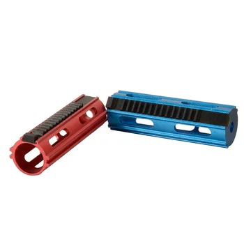 MILITARY ACTION CNC Full Steel 14 Teeth Piston 6061-T6 Aluminum Red Blue for Airsoft AEG Gearbox Ver 2/3 BD1189