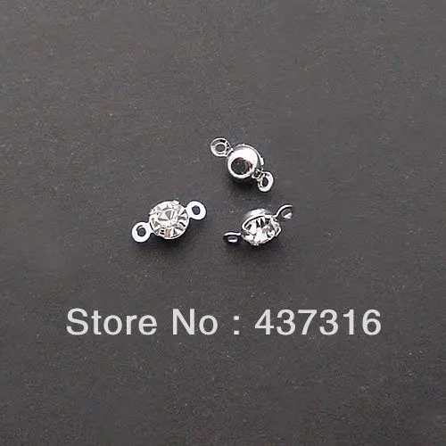 DIY accessories materials by 4 mm drill up and down two double (white) wholesale |