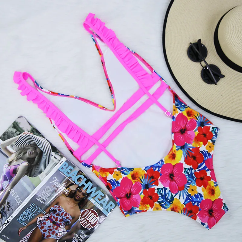 2019 Women Sexy One Piece Swimswear (10)