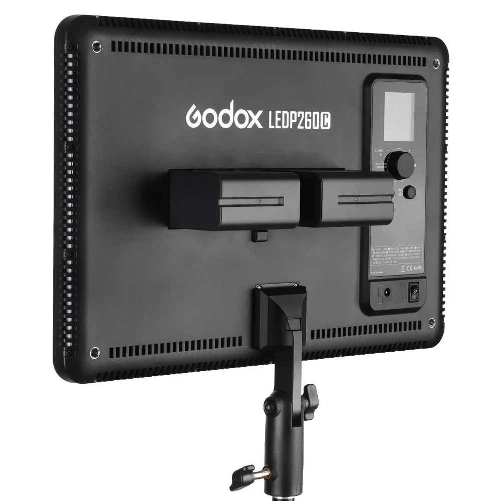 Godox светодио дный P260C ультра тонкий 3300-5600 К Би-Цвет 30 Вт Светодиодная лампа для студии с удаленным Управление для DSLR фотостудия