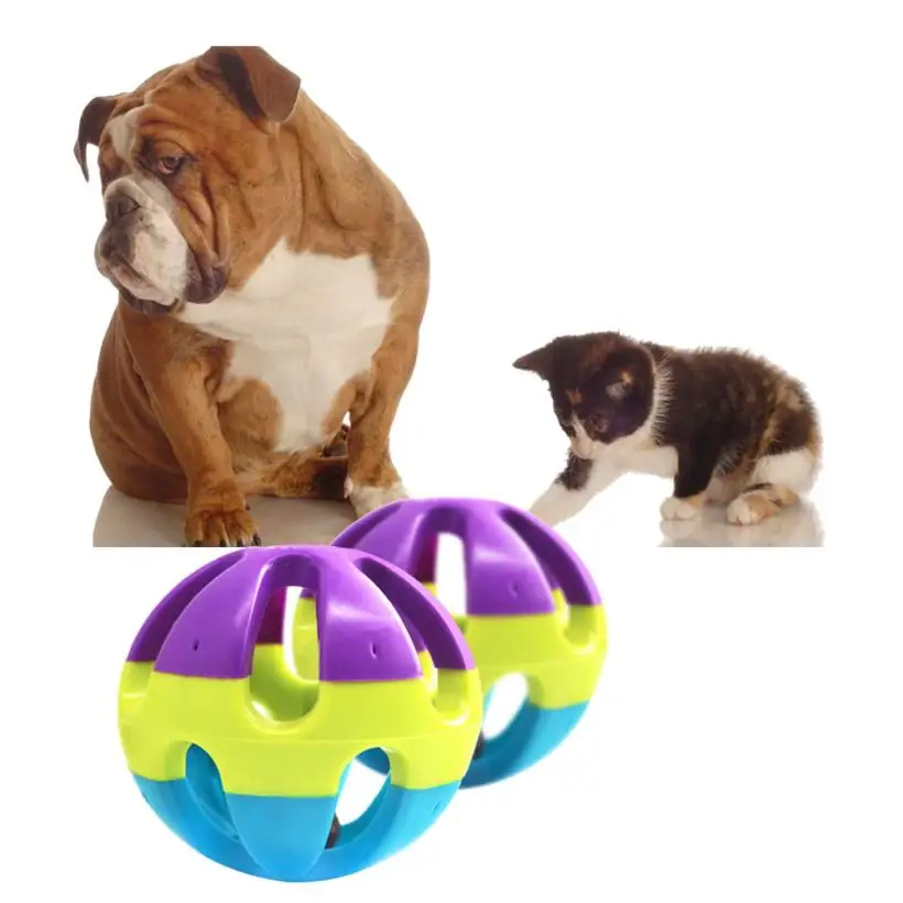 2017 Hot Fashion Hot Sale Pet FunnyBall Round Colorful Plastic Ring