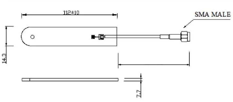 2g 3g 4g LTE PCB антенна 5dBi модуль с высоким коэффициентом усиления антенна GSM интерфейс Внутренняя антенна PCB пластина антенна SMA IPEX 100 шт