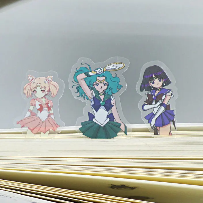 Бесплатная доставка 36 шт./лот Канцтовары sailor moon наклейки для скрапбукинга 3d