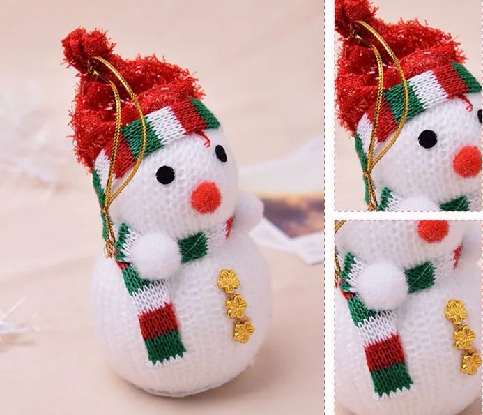 Украшения рождественской елки украшения Рождественский Снеговик Санта-Клаус куклы маленькие фигурки рождественские товары