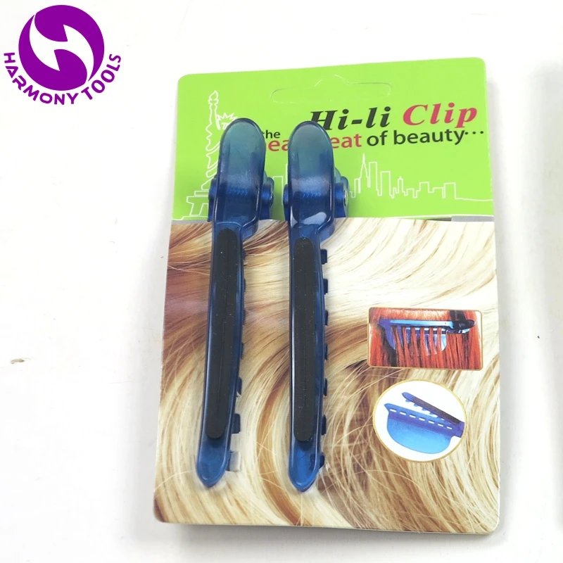 1 сумка Салон парикмахерские инструменты синий секционный зажимы сепаратор Зажимы Легко скорость сепаратор зажимы для наращивания волос