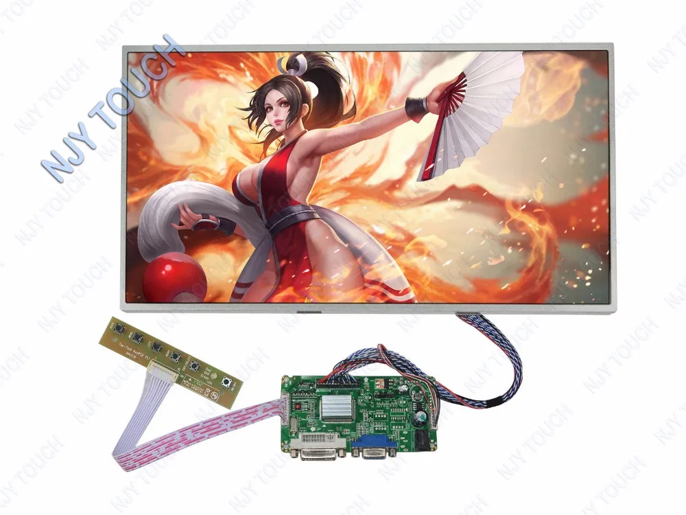 Nouveau 17.3 pouces LP173WD1 B173RW01 1600x900 écran LED Plus DVI VGA LCD Kit de carte pilote