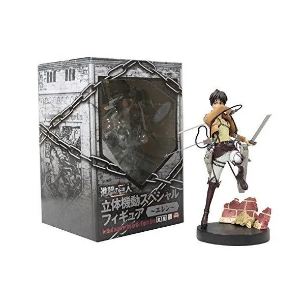 

Attack on Titan Eren Yeager Figure Authentic 8" Japan J01