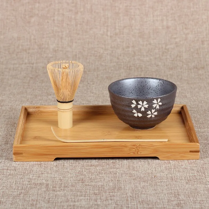 Японский чаша для маття венчик и совок зеленый чай порошок чайный набор чайная церемония традиционный инструменты для приготовления маття ручной работы чайные аксессуары