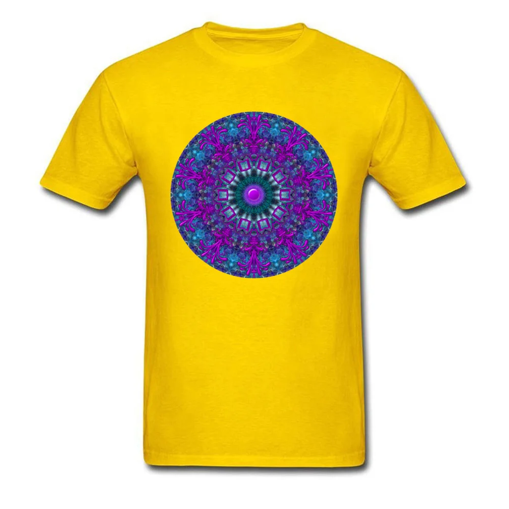 MANDALA DESIGN T SHIRT 224_yellow