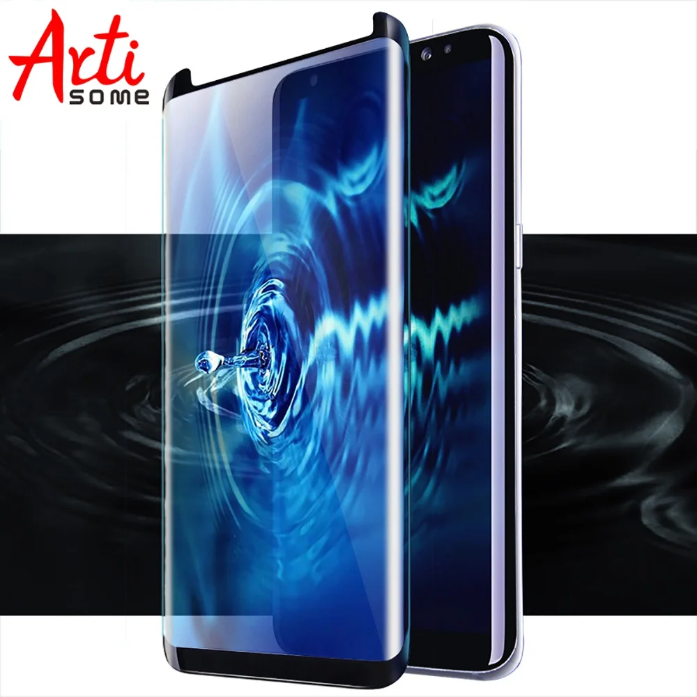 Artisome закаленное Стекло для samsung Galaxy S8 плюс полный Экран протектор Coved 3D край 9 H