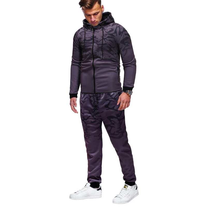 Мужская толстовка новинка 2019 модная камуфляжная на молнии Moletom Masculino Весенняя