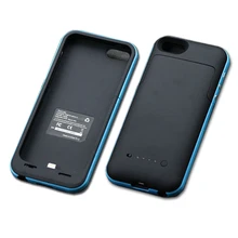 1Pcs ABS 2200mAh External Backup Battery Pack Charger Back Power Bank Case for iPhone SE 5 5S Rechargeable Phone Bankpower Cover