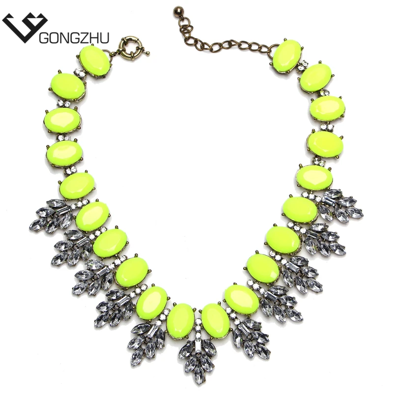 High Quality Crystal Leaves Resin necklaces & pendants fashion Unique items Women's fashion