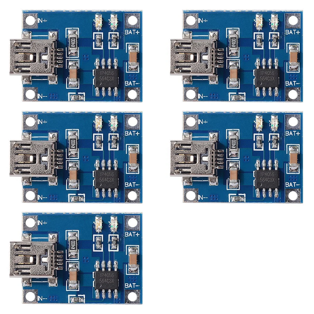 5X 5V Mini USB 1A Lithium Battery Charging Board Module Linear Charger Board TP4056 TE106 цена 5X 5V Mini USB 1A Lithium Battery Charging Board Module Linear Charger Board TP4056 TE106 цены онлайн