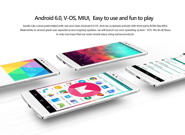 VERNEE APOLLO LITE Helio X20 4GB RAM 32GB ROM MTK6797 2.3GHz Deca Core 5.5 Inch 2.5D Corning Gorilla Glass 3 Sharp IGZO FHD Screen Android 6.0 4G LTE Smartphone