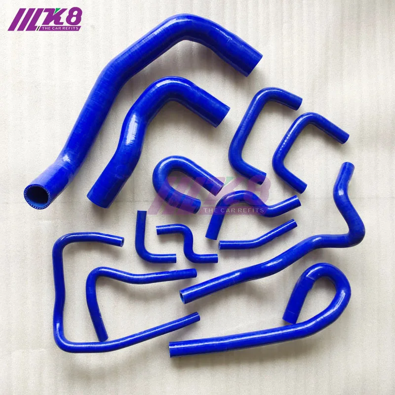 

Silicone Radiator Hose For NISSAN SKYLINE GTS ECR33 R33 GTS25T RB25DET 93-98 (13pcs) RED/BLUE/BLACK