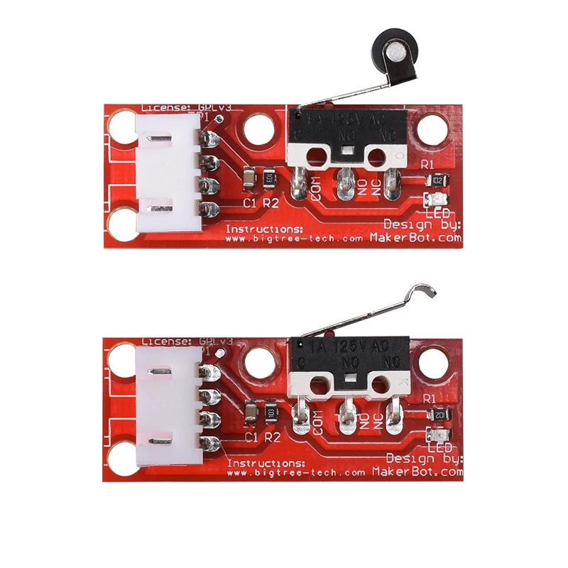 BIQU الميكانيكية Endstop مع أو دون عجلة التبديل ل RepRap Ramps 1.4 مستقلة التعبئة عالية الجودة 3D طابعة أجزاء ليفي