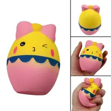 Squishy Toy, Jumbo Squeeze Cartoon Egg Cream Scented Slow Rising Stress Relief Toys Phone Charm Gifts for Kids and Adults (Car Squishy Toy, Jumbo Squeeze Cartoon Egg Cream Scented Slow Rising Stress Relief Toys Phone Charm Gifts for Kids and Adults (Car