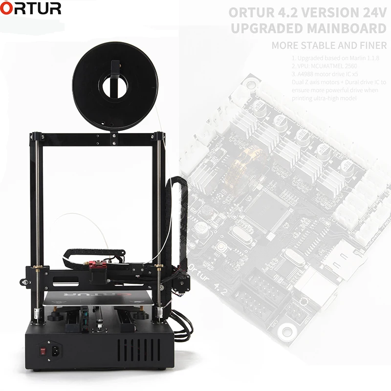 

Ortur4 Assembled Full Aluminum Frame 3D Printer Larger Printing Area /CR-10 Extruder Auto Leveling 3D Printing Machine Best Gift