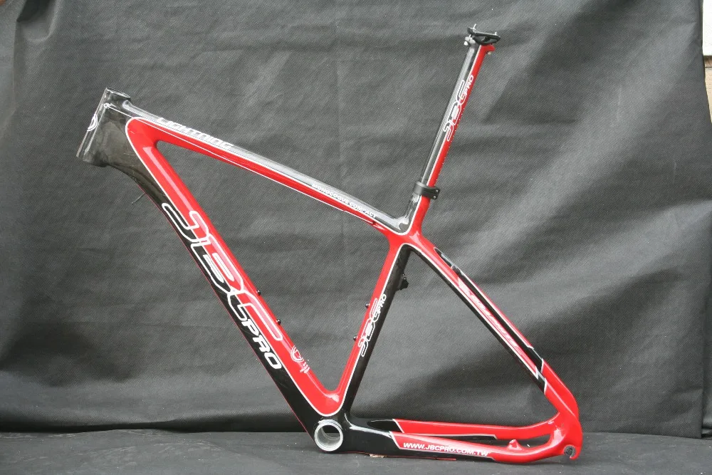 Clearance JBC Lightning Carbon MONOCOQUE MTB Frame with Seat Post and BB30 17" 18" RED color 0 Clearance JBC Lightning Carbon MONOCOQUE MTB Frame with Seat Post and BB30 17" 18" RED color 0