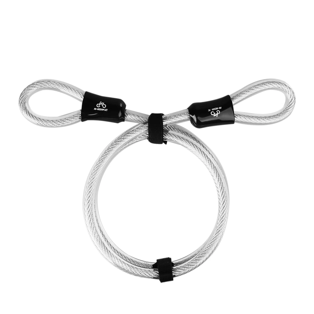 Steel Anti Theft Bike Lock Heavy Duty Anti-shear Steel Bicycle Lock Combination with U Lock Shackle Flex Cable Lock - Цвет: Cable Lock