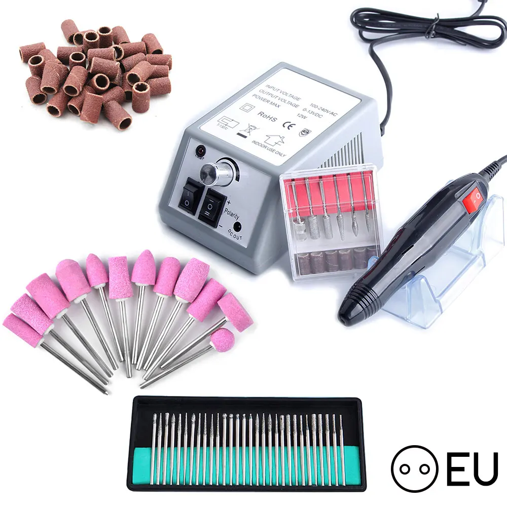 Electric Manicure Machine Nail Polish Remover Nail Drill Bit Tool Gel Manicure Mill Cutter For Removing Varnish Gel Nail Polish - Цвет: ZH5175-11