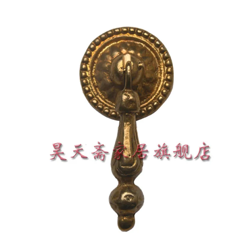 

[Haotian Вегетарианская] медная ручка под старину/Античная Медная фурнитура/китайские декоративные аксессуары/медная фурнитура ручной работы