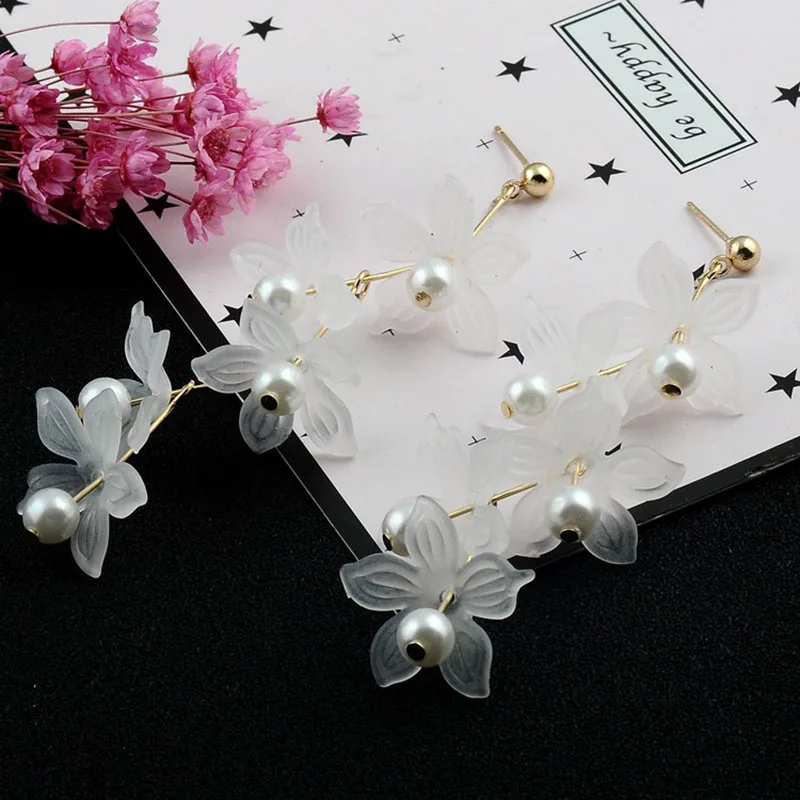 Flowers Earrings Fashion Girls 3